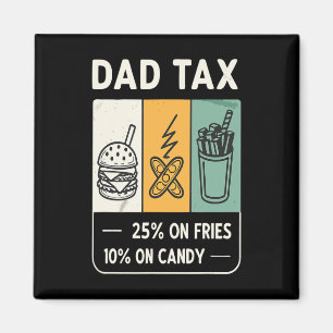 Tarifferad Design Tariff pappa Trump Funny Pappor Magnet