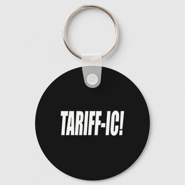 Tariftrumpursens Terrific Fair Trad Nyckelring (Framsida)