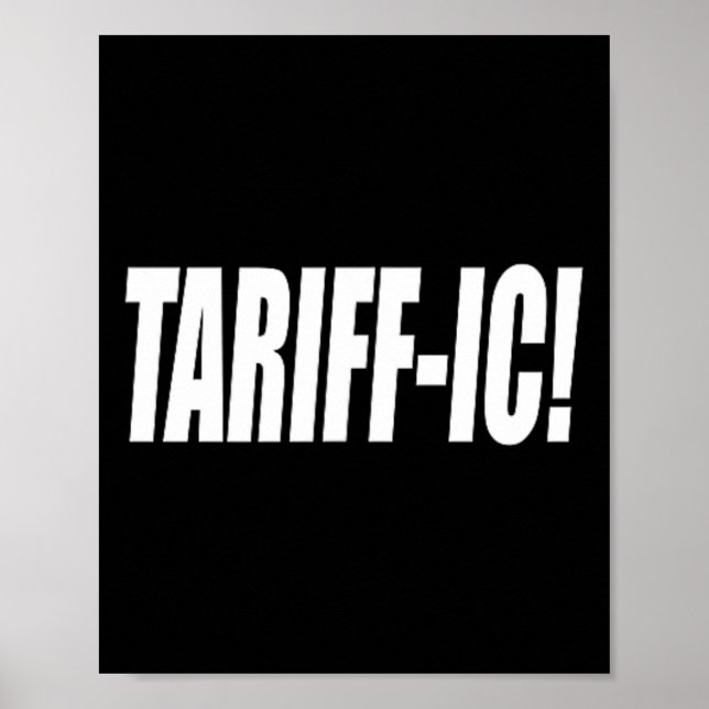 Tariftrumpursens Terrific Fair Trad Poster (Framsidan)