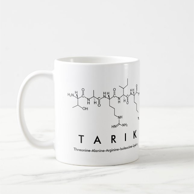 Tarik peptide namn mugg (Vänster)