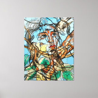 Tarin, oändliga prickar från After Francis Picabia Canvastryck