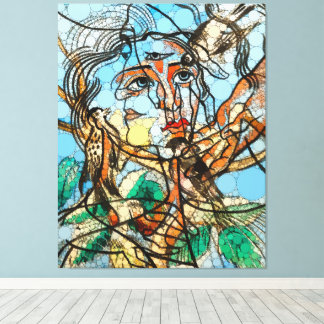 Tarin, oändliga prickar från After Francis Picabia Canvastryck