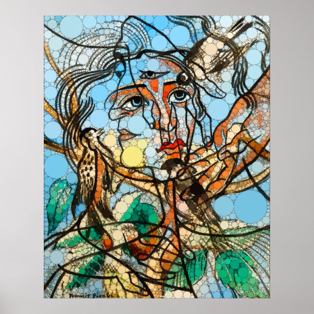 Tarin, oändliga prickar från After Francis Picabia Poster (Framsidan)