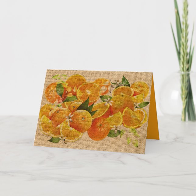 Tarjeta Bitter Oranges from Capri (Cretonne Editio Kort (Framsida)