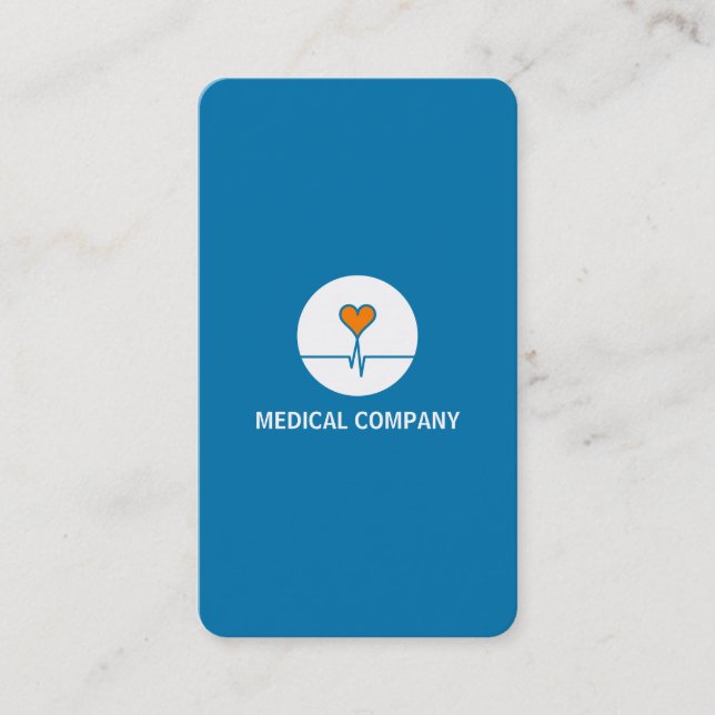 Tarjeta comercial Medical Mod. Healthcore Visitkort (Framsida)