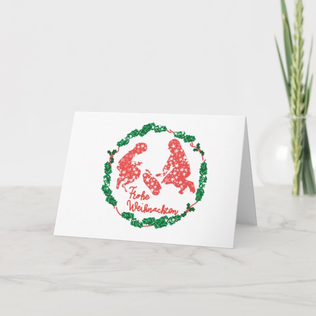 Tarjeta corona alemán helgkort (Framsida)