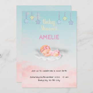 Tarjeta De Agradecimiento Baby Shower Tack Kort