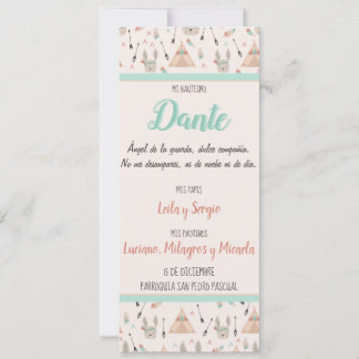 Tarjeta de Bautizo, Nacimiento Julkort