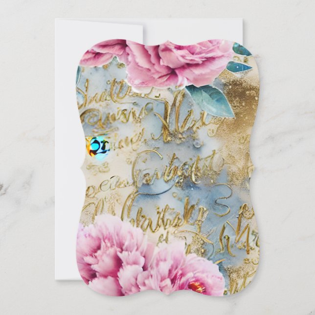 Tarjeta de bodas (Framsida)