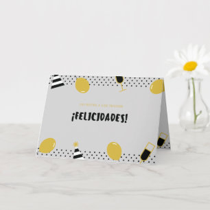 Tarjeta de felicitación plegada kort
