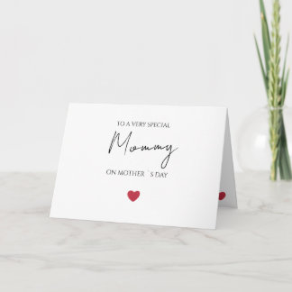 Tarjeta de felicitación plegada muther day kort