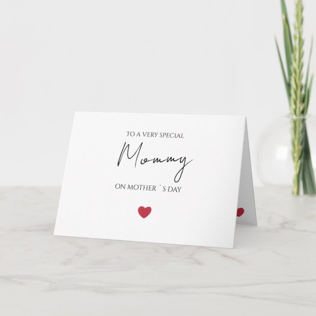 Tarjeta de felicitación plegada muther day kort (Framsida)