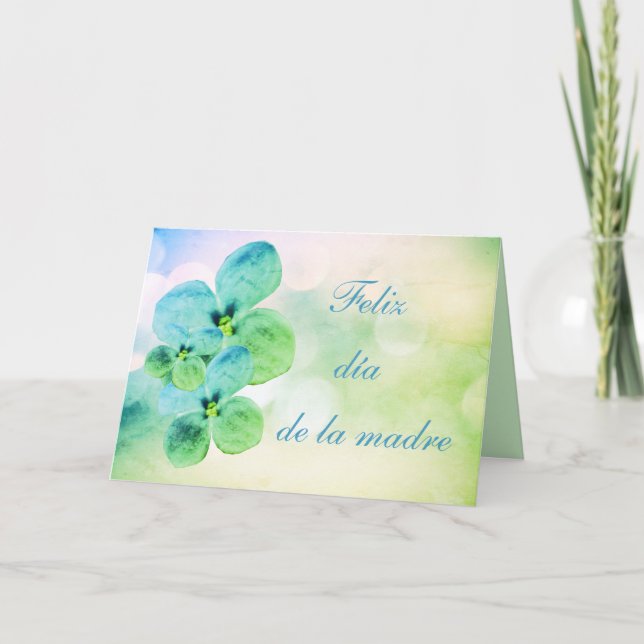 Tarjeta de Feliz día de la Madre-kortet Kort (Framsida)