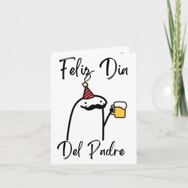 Tarjeta de Feliz Dia Del Padre Tack Kort (Framsida)