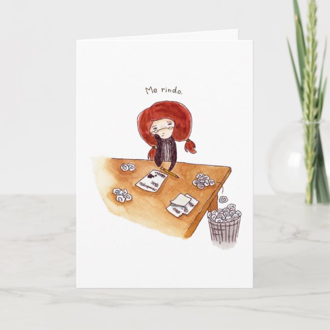 Tarjeta de Gracias Tack Kort (Framsida)