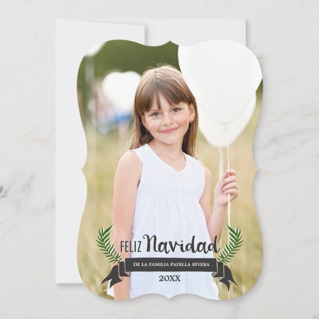 Tarjeta de Navidad Elegante Julkort (Framsida)