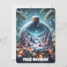 Tarjeta de Navidad - Feliz Navidad Adorno Julkort