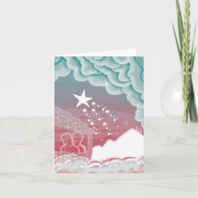 Tarjeta de Navidad grafiti Kort (Framsida)