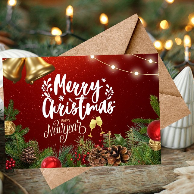 Tarjeta de navidad y año nuevo  julkort (Skapare uppladdad)