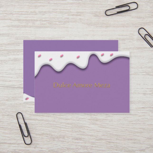 Tarjeta de negocio  visitkort (Fram/Back In Situ)