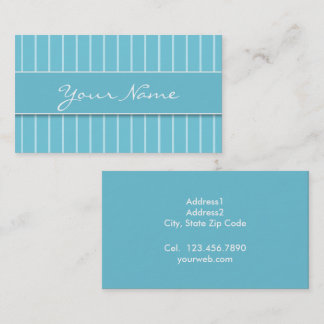 Tarjeta de Presentación - Líneas Azules Visitkort