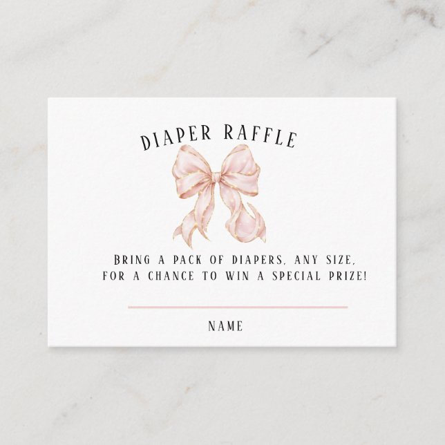 Tarjeta De Recepción Pink Bow Baby Shower Books fo Tilläggskort (Framsida)