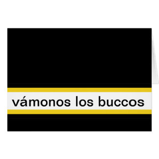 tarjeta de vámonos los buccos hälsningskort