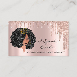 Tarjeta De Visita Loyalty Card 10 Slå Princess Visitkort