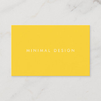 Tarjeta de visita Minimal Yellow Business Card Visitkort