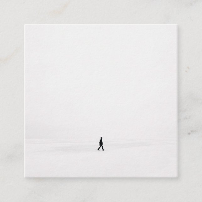 Tarjeta de visita para fotógrafo 6 Cuadrada Foto Fyrkantigt Visitkort (Framsida)