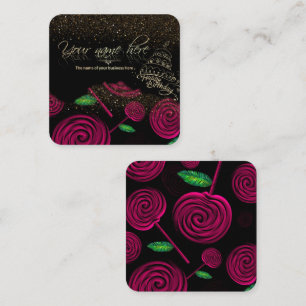 TARJETA DE VISITA pastelería Fyrkantigt Visitkort