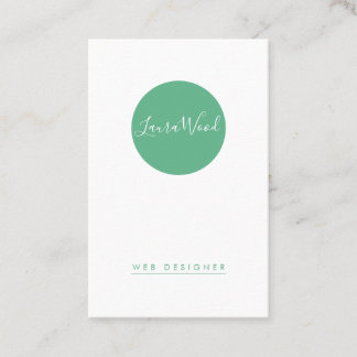 Tarjeta de visita Vertical Circle Business Card Visitkort