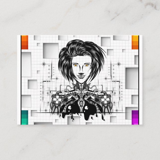 Tarjeta de visita visitkort (Framsida)