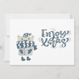 Tarjeta Enjoy Xmas Anteckningskort