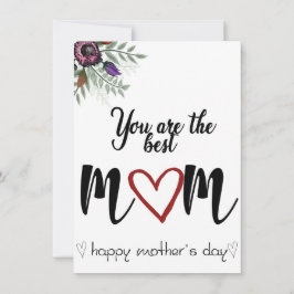 Tarjeta Feliz día de las madres Anteckningskort