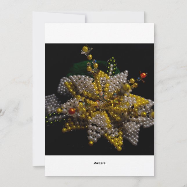 Tarjeta festiva plana julkort (Baksida)