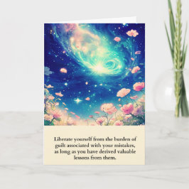 Tarjeta flowers message happy birthday kort