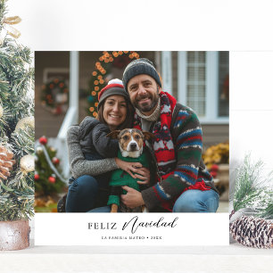 Tarjeta Fotográfica De Feliz Navidad   Jul Julkort
