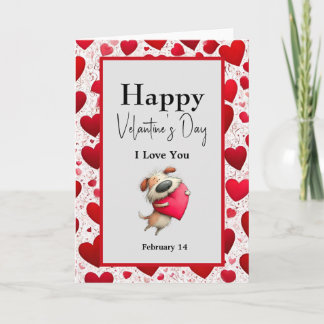 Tarjeta Happy Valentine's Day Helgkort