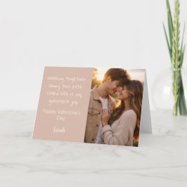 Tarjeta Happy Valentine's Day Helgkort
