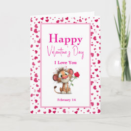 Tarjeta Happy Valentine's Day Helgkort