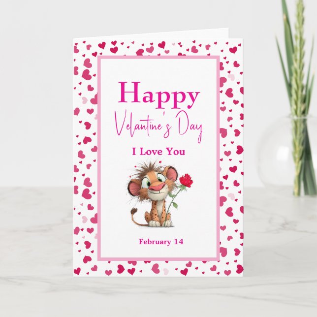 Tarjeta Happy Valentine's Day Helgkort (Framsida)