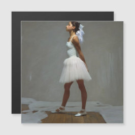 Tarjeta magnetica Bailarina inspirada por Degas