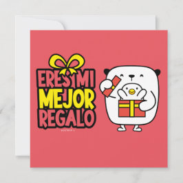 Tarjeta Navidad│Eres mi mejor regalo Julkort