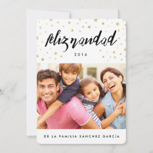 Tarjeta Navideñas de Fotos Feliz Navidad Julkort