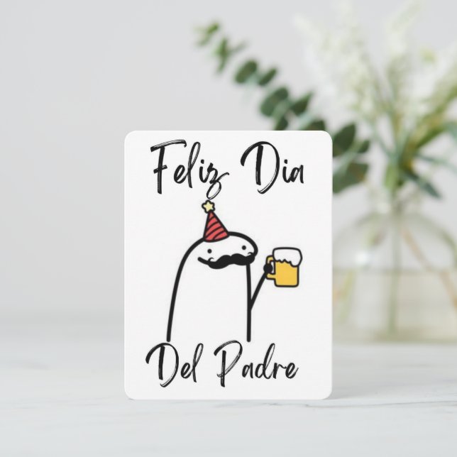 Tarjeta para el dia del padre (1 solo lado) (Stående Fram)