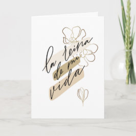 Tarjeta para Madre o para Abuela Español Card Kort