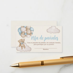 Tarjeta para Rifa de pañales Tilläggskort