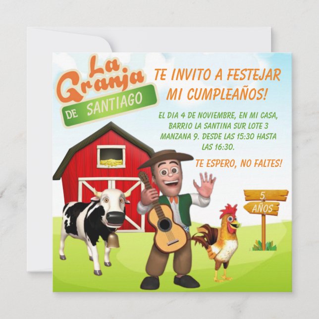 Tarjeta plana (Framsida)