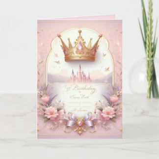 Tarjeta Plegada Princess Inbjudan